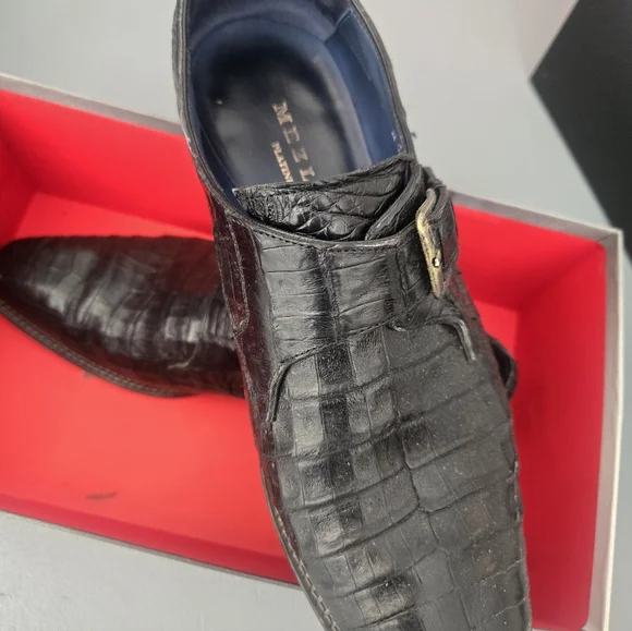 Genuine Alligator Mezlan Shoes Size 10 Hp🔥🔥🔥 - Picture 2 of 6